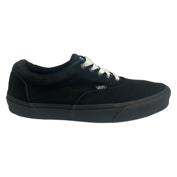 Vans Men Classic Black Skater Shoes Size 8 - Picture 1 of 12
